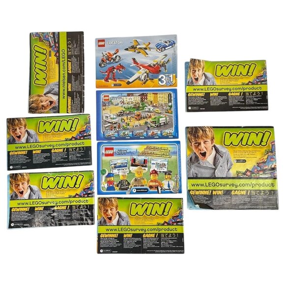 LEGO City Instruction Manuals Lot of 23Mixed Sets Complete & Partial See Detail - Picture 3 of 7